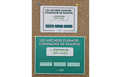 LE LABEL EST ARRIVE